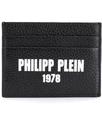 Philipp Plein Logo Credit Card Holder - Black