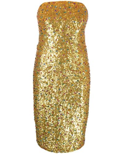 Moschino Sequin-embellished Dress - Metallic