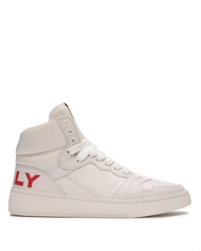 Bally High-top Leather Sneakers - Pink