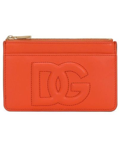 Dolce & Gabbana Cartera con logo DG - Rojo