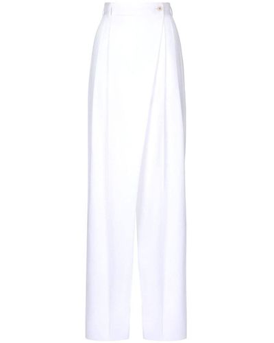 Dolce & Gabbana High-waist Flared Trousers - White