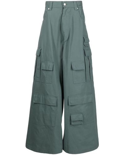 Ambush Pantalon Rave Cargo à coupe ample - Bleu