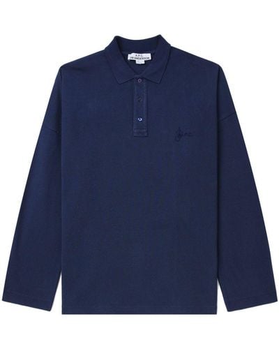 A.P.C. X Jw Anderson Polo Shirt - Blue
