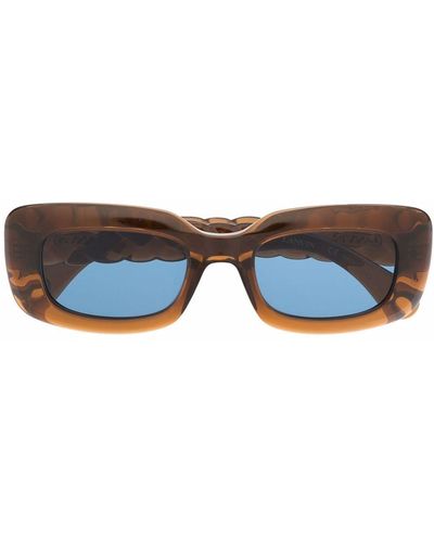 Lanvin Tinted Rectangle-frame Sunglasses - Brown