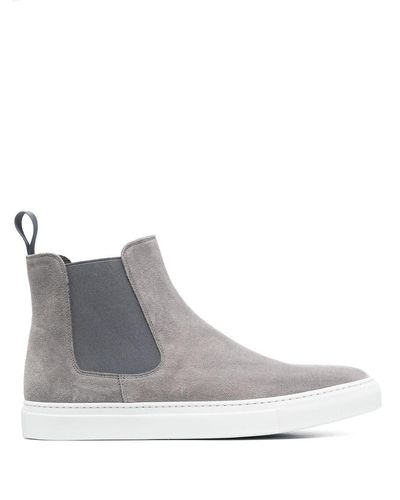 SCAROSSO Elasticated Side-panel Sneakers - Gray