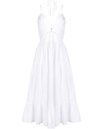 Ulla Johnson Phoebe Cut-out Detail Midi Dress - White