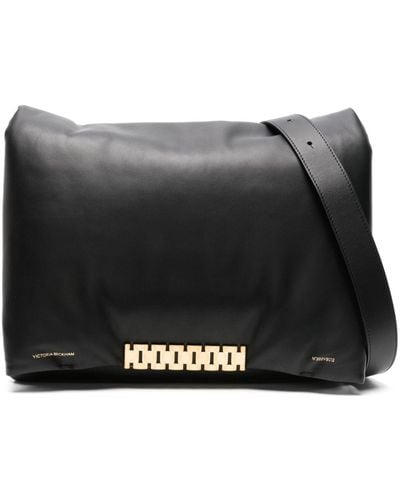 Victoria Beckham Puffy Jumbo Chain Shoulder Bag - Black