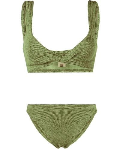 Hunza G Juno Bikini Set - Green