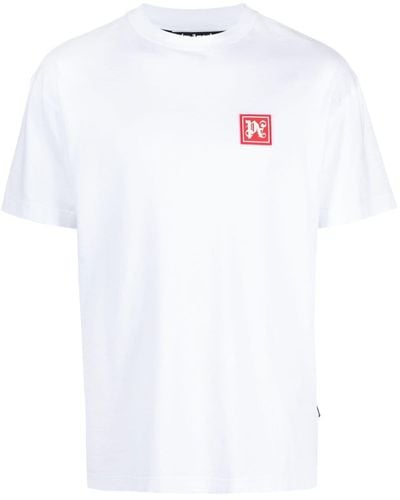 Palm Angels Ski Club T-Shirt mit Logo-Print - Weiß