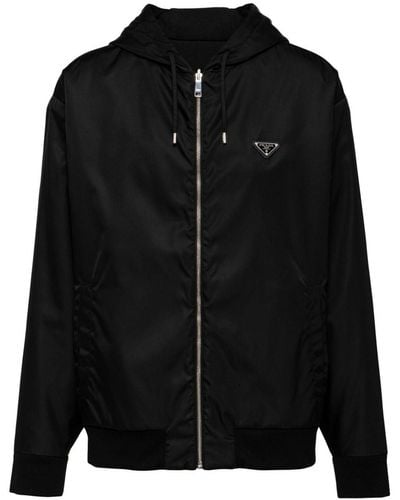 Prada Re-nylon Reversible Jacket - Black