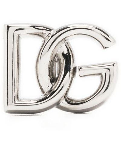 Dolce & Gabbana シルバー スタッド シングルピアス - メタリック