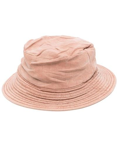 Rick Owens Denim Wide-brim Hat - Pink