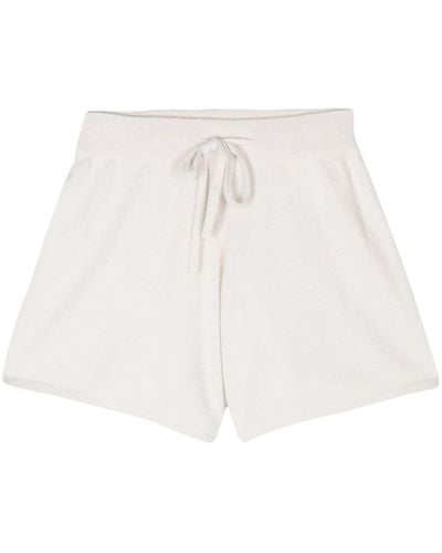 Lisa Yang Pantalones cortos Gio de cachemira - Blanco