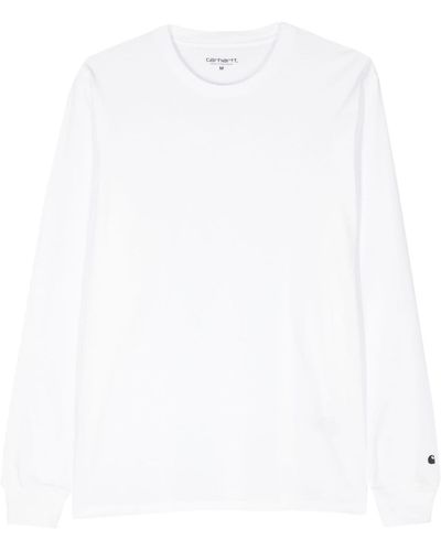 Carhartt Base T-Shirt aus Baumwolle - Weiß