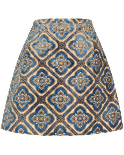 Etro Printed Mini Skirt - Multicolour