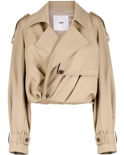 JNBY Cropped Tailored Jacket - Natural