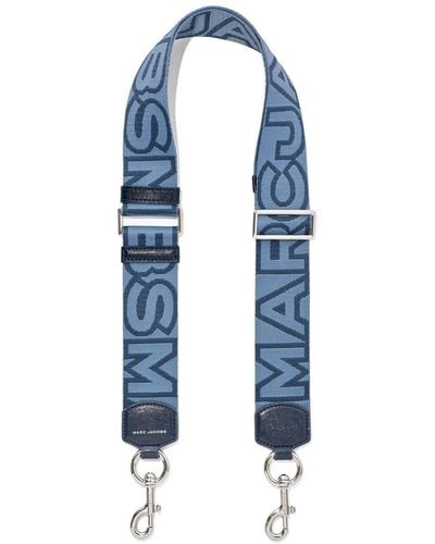 Marc Jacobs The Strap' Band Met Logo Patroon - Blauw