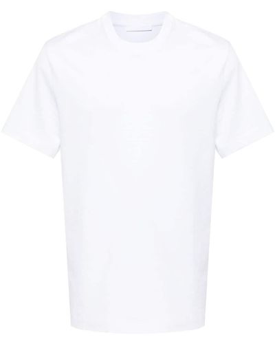 Helmut Lang Camiseta con logo estampado - Blanco