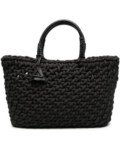Alanui Icon Leather Tote Bag - Black