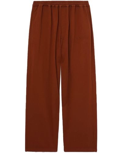 Aries Cotton Track Trousers - Brown