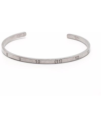 Maison Margiela Numbers Cuff Bracelet - Metallic