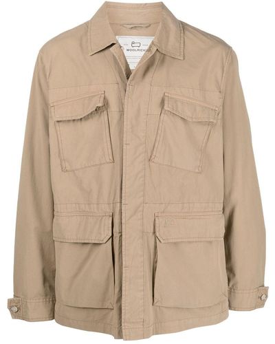 Woolrich Crew Field Cotton Jacket - Brown