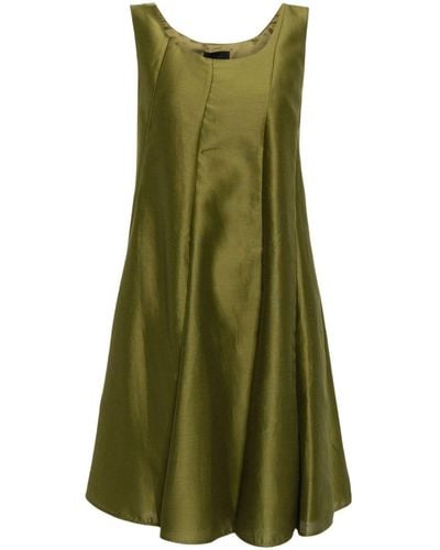 JNBY Pleat-detailing Cotton-blend Dress - Green