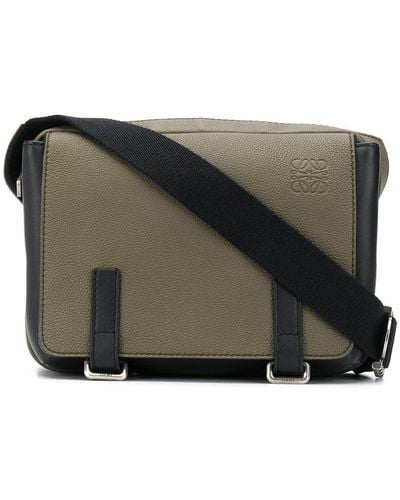 Loewe Military Messenger Xs Bag - Green