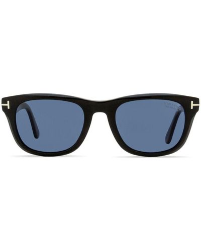 Tom Ford Kendel Rectangle-frame Sunglasses - Blue