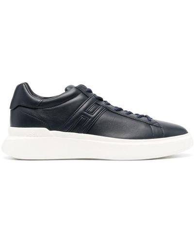Hogan H580 Leather Sneakers - Blue