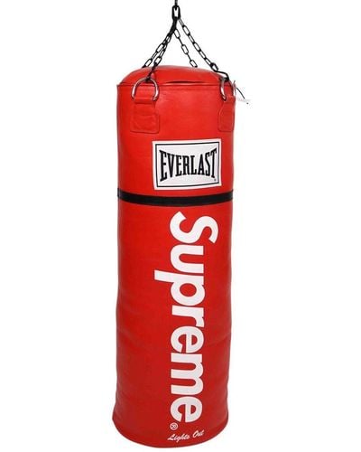 Supreme X Everlast sac de boxe - Rouge