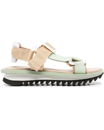 Grey Mer Adjustable-strap Sandals - Green