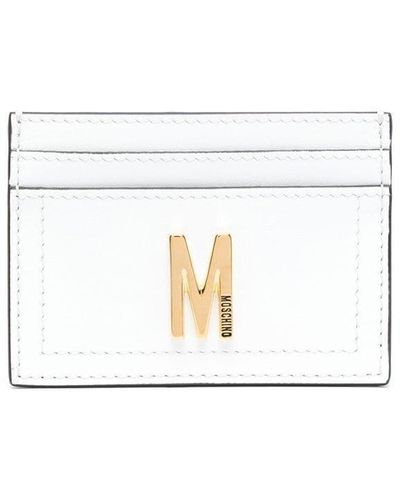 Moschino Logo-plaque Cardholder - White