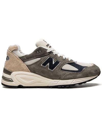 New Balance Made In Usa 990v2 Trainers - Green