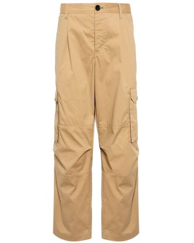 PS by Paul Smith Straight-leg Cargo Trousers - Natural