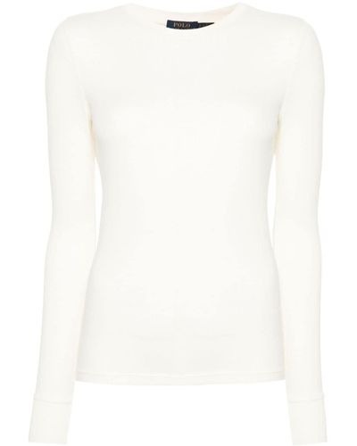 Polo Ralph Lauren Ribbed-knit Jumper - White
