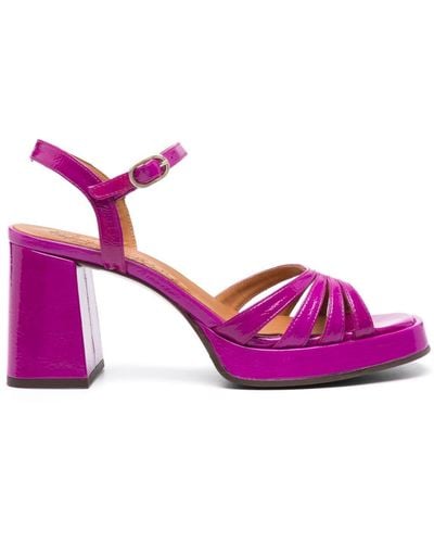 Chie Mihara Naiel 85mm Leren Sandalen - Roze