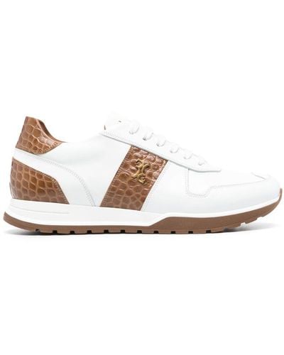 Billionaire Two-tone Low-top Trainers - White
