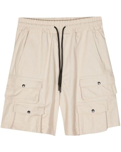 Mauna Kea Drawstring-waist Cotton Cargo Shorts - Natural