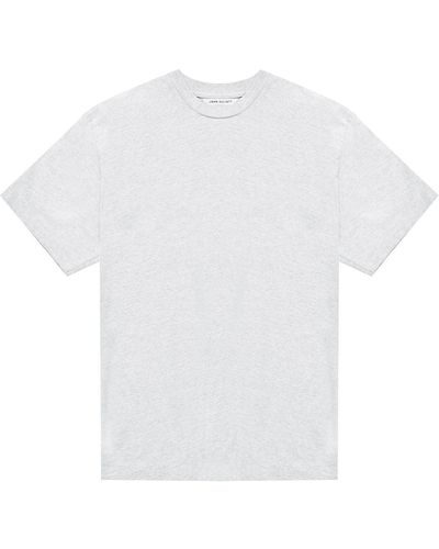 John Elliott Round Neck Short-sleeved T-shirt - Gray
