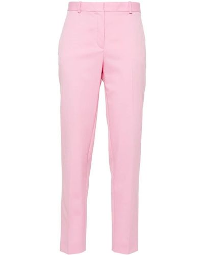 Versace Tapered-Hose mit Bügelfalten - Pink