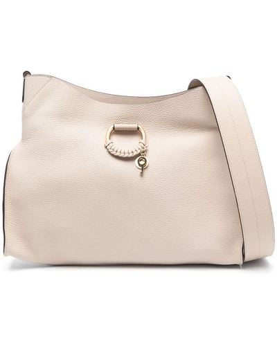 See By Chloé Joan Leather Crossbody Bag - Natural