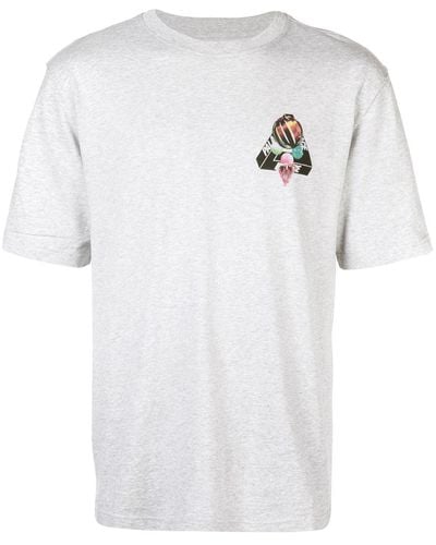 Palace Sans Ferg Logo-print T-shirt - Grey