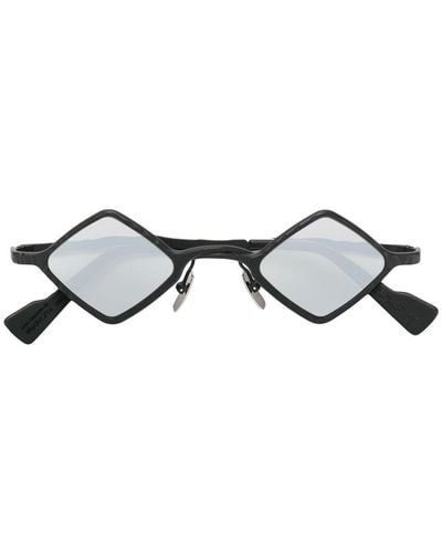 Kuboraum Sonnenbrille im geometrischen Design - Schwarz