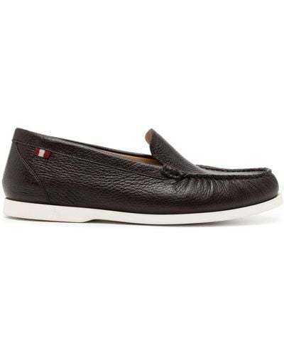 Bally Nadim Leather Loafers - Brown