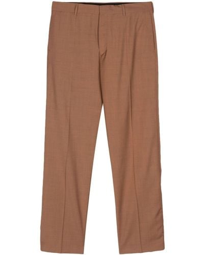 Paul Smith Tailored Wool Trousers - Brown