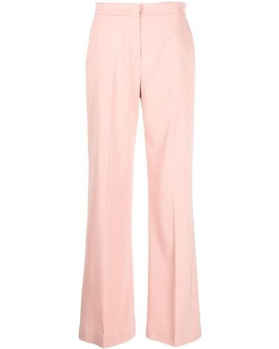Pinko O Flared Tailored Pants - Pink