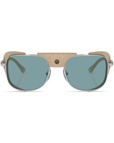 Persol Po1013sz Rectangle-frame Sunglasses - Blue