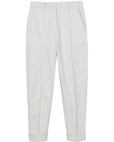 3.1 Phillip Lim Cropped Tapered Trousers - White