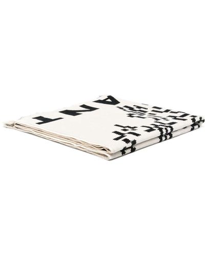 Isabel Marant Soverato Cotton Beach Towel - White